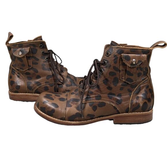 Mikoleon Heritage Luxe Wild Thing Boots EUC $240 Size 7 S2914 - Picture 4 of 11